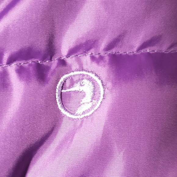 Duck Head Jeans Co Down and Waterfowl Purple Puffer Vest Size Small - Picture 16 of 16